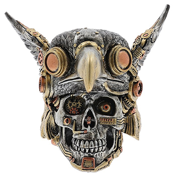 Steampunk Skull With Eagle Hat